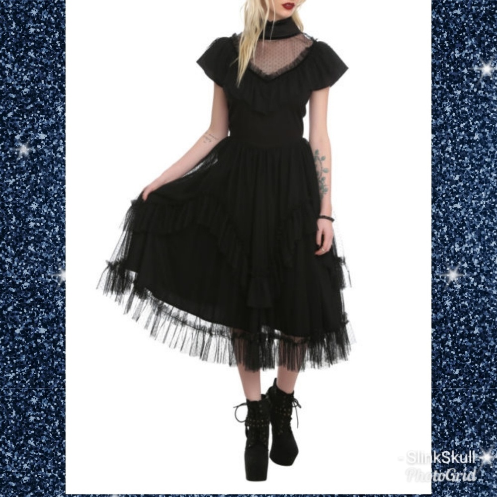 Spin doctor  hot topic steam punk goth long dress